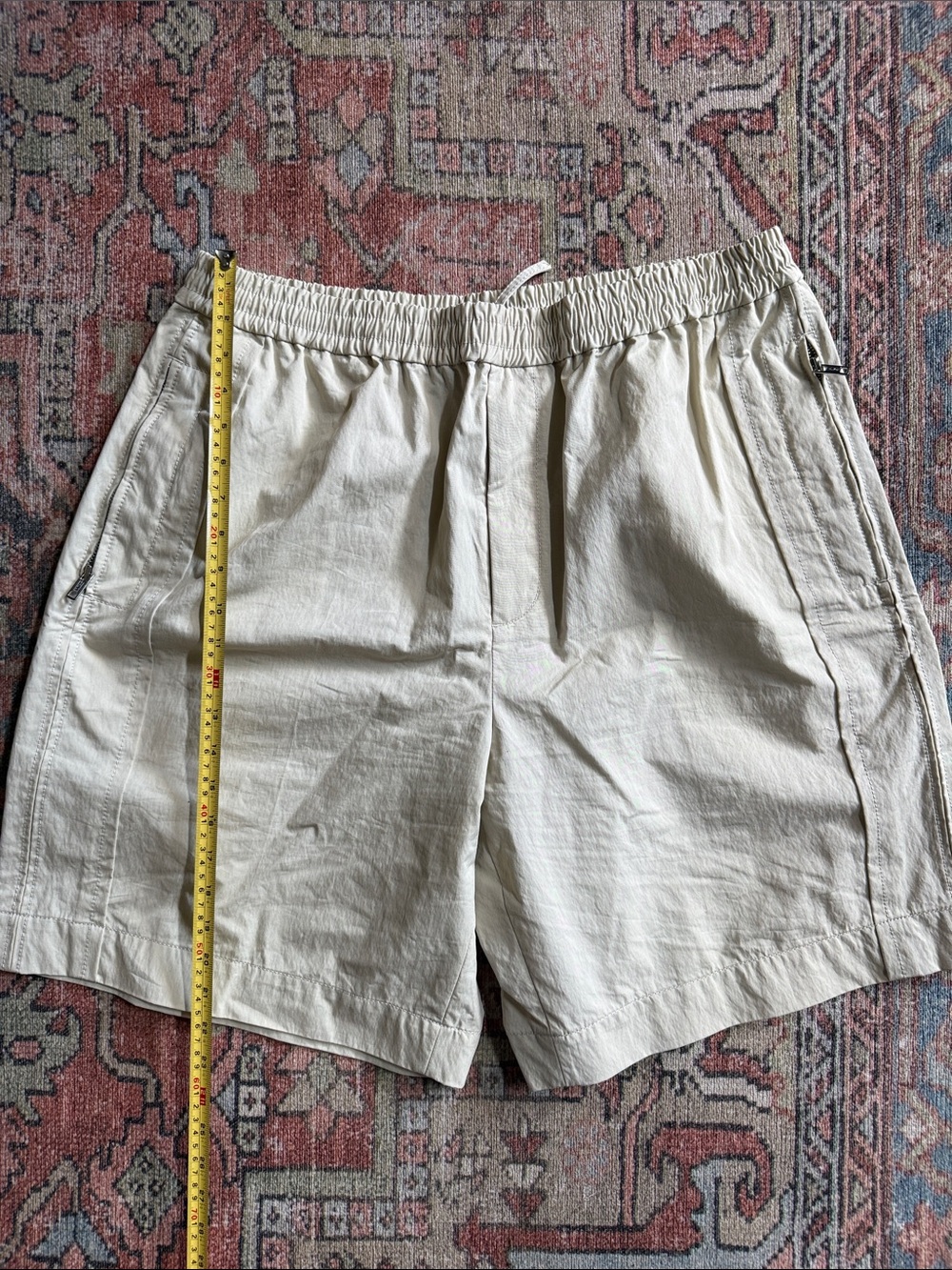 3.1 Phillip Lim Light Beige Drawcord Athletic Shorts